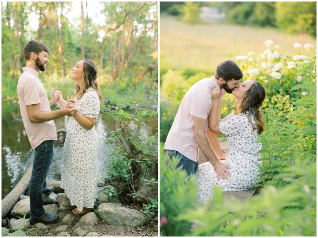 Engagement Shoot Location near South Bend, Indiana | Cobus Creek County Park Engagement Session
