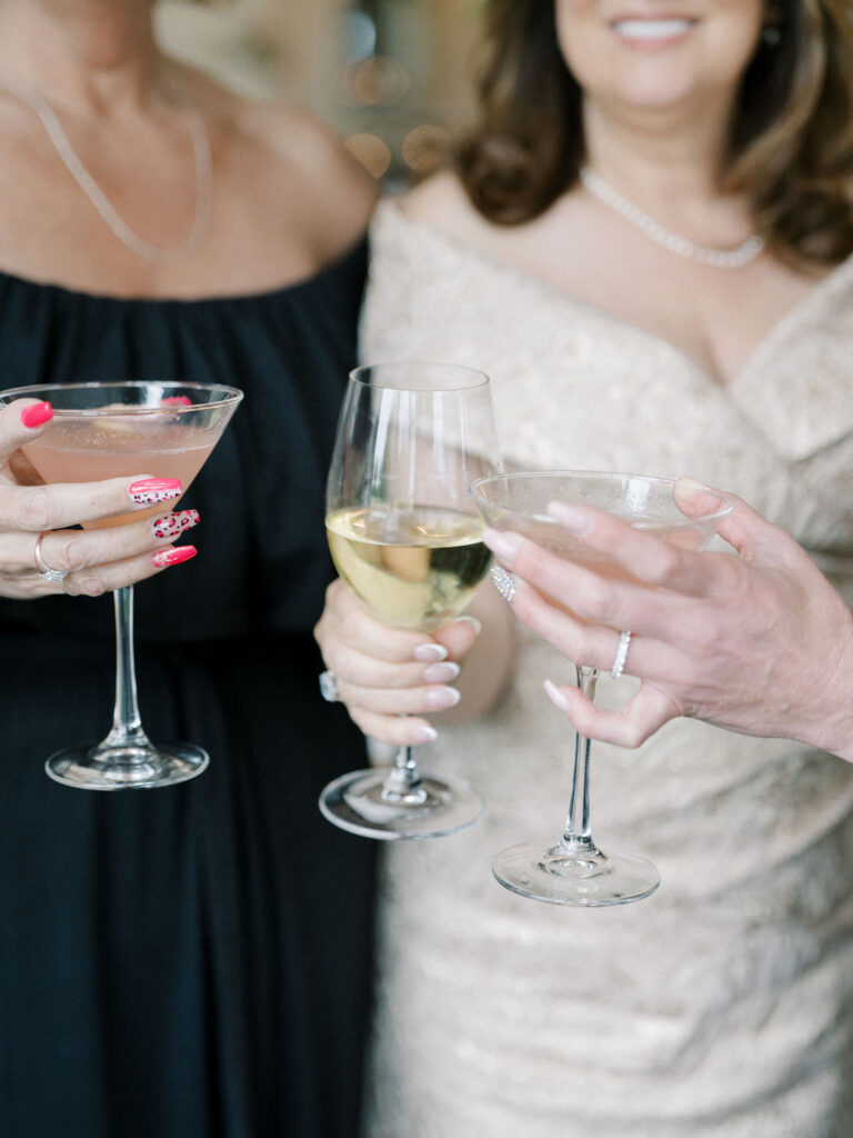 Guests enjoying cocktail hour