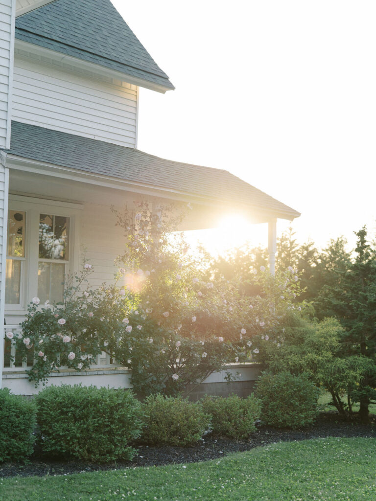 Golden hour at Glass House Community in Michigan