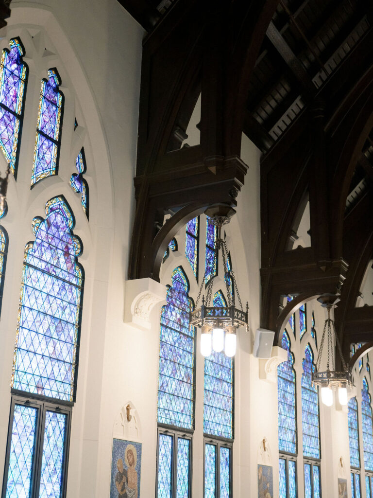 Interior view of the Church of Our Lady of Loretto at Saint Mary’s College – Cynthia Mae Photo.